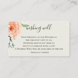 Jardin De Fleurs Bruiloft Wishing Well Informatiekaartje