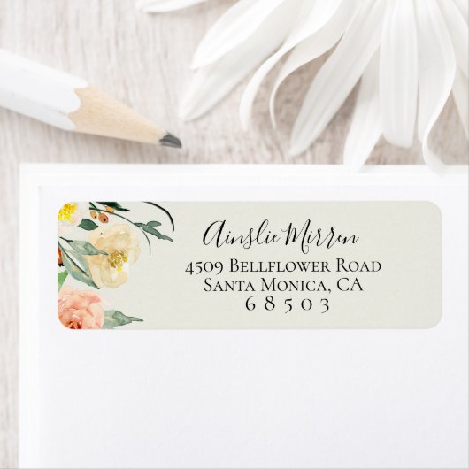 Jardin De Fleurs retouradreslabels Etiket (Insitu)