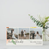 Jardin de Fleurs Wedding Foto: Dank je Bedankkaart (Staand voorkant)