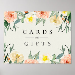 Jardin De Fleurs Wedding Sign Poster