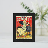 Jardin de Paris - Fete de Nuit Bal Briefkaart (Staand voorkant)