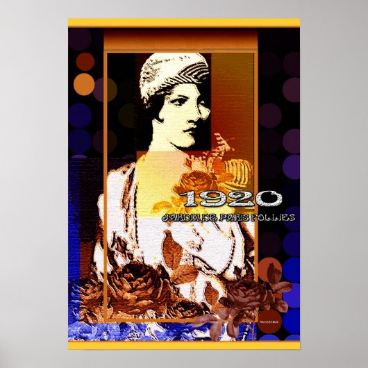 Jardin de Paris Follies 1920 Poster (Voorkant)