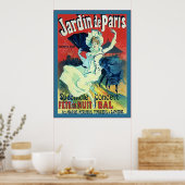 Jardin de Paris ~  Frans Adverteren Poster (Keuken)