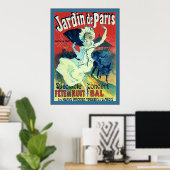 Jardin de Paris ~  Frans Adverteren Poster (Thuiskantoor)