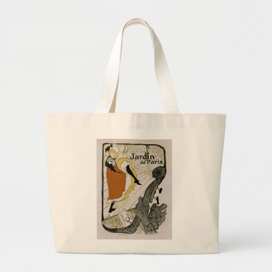 Jardin de Paris Grote Tote Bag (Voorkant)