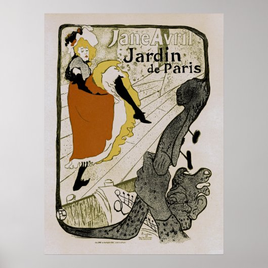 Jardin de Paris Poster (Voorkant)