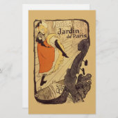 Jardin de Paris - Toulouse-Lautrec Briefpapier (Voorkant / Achterkant)