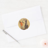 Jardin de Paris - Toulouse-Lautrec Ronde Sticker (Envelop)