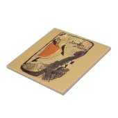 Jardin de Paris - Toulouse-Lautrec Tegeltje (Zijkant)