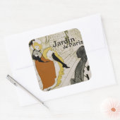 Jardin de Paris Vierkante Sticker (Envelop)