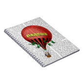 Jardin de Tuileries Hot Air ballon Notitieboek (Rechterzijde)