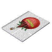 Jardin de Tuileries Hot Air ballon Notitieboek (Linkerzijde)