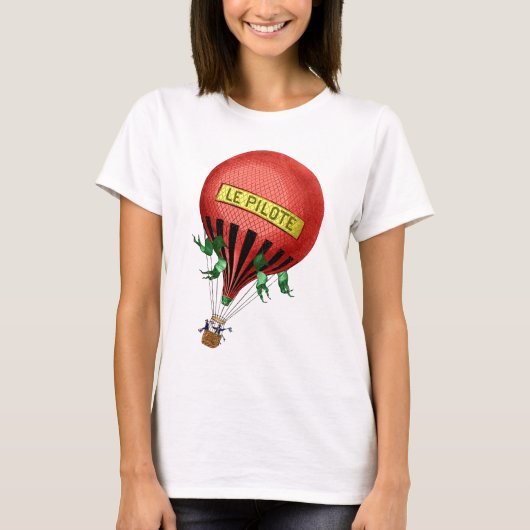 Jardin de Tuileries Hot Air ballon T-shirt (Voorkant)