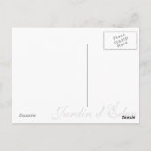 Jardin d'Éden Briefkaart (Achterkant)