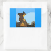 Jardin des Tuileries Crow - Schilderen Rechthoekige Sticker (Tas)