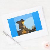 Jardin des Tuileries Crow - Schilderen Rechthoekige Sticker (Envelop)