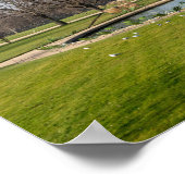 Jardin des Tuileries in winter - Parijs Poster (Hoek)