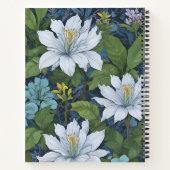 Jardín en Azul y Blanco Notitieboek (Achterkant)