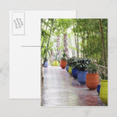 Jardin Majorelle, Majorelle Garden, nu een publiek Briefkaart (Voorkant / Achterkant)