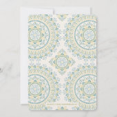 Jardin Mandala Wedding Invitation - Limoen Kaart (Achterkant)