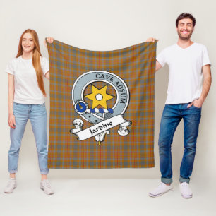 Jardine Clan Badge Tartan Schotse Plaid Fleece Deken