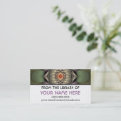 Jardinere gepersonaliseerde media Kaart Visitekaartje (Staand voorkant)