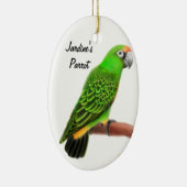 Jardines Parrot Holiday Ornament (Rechts)