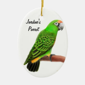 Jardines Parrot Holiday Ornament