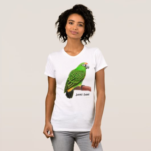 Jardines Parrot V-Neck T-Shirt (Voorkant volledig)