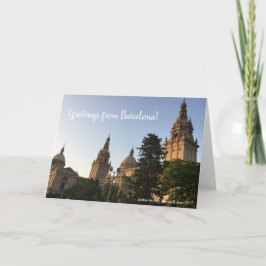 Jardins de Joan Maragall met maatwerk/ jouw tekst Kaart