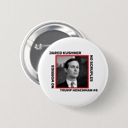 Jared Kushner Trump Henchman Ronde Button 5,7 Cm (Voorkant /achterkant)