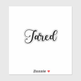 Jared Name - Handgeschreven kalligrafie Sticker