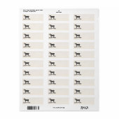  jaren 1800 Engelse jager paard jacht paarden Etiket (Full Sheet)