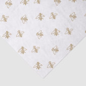  jaren 1900 Vliegend Frans Honingbijen Tissue Pape Tissuepapier (Detail)