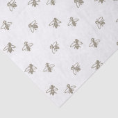  jaren 1900 Vliegend Frans Honingbijen Tissue Pape Tissuepapier (Detail)