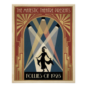 Jaren 1920 Follies Theaterposter Perfect Poster