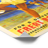 jaren 1930 Australië Reizen Poster (Hoek)