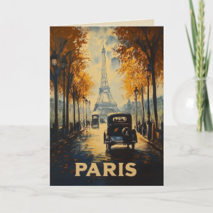  jaren 1930 Parijs Travel Poster Eiffeltoren