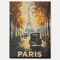  jaren 1930 Parijs Travel Poster Eiffeltoren