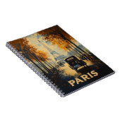 jaren 1930 Parijs Travel Poster Eiffeltoren Notitieboek (Rechterzijde)
