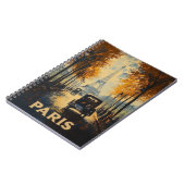 jaren 1930 Parijs Travel Poster Eiffeltoren Notitieboek (Linkerzijde)