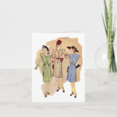  jaren 1940 Mode Kaart (Voorkant)