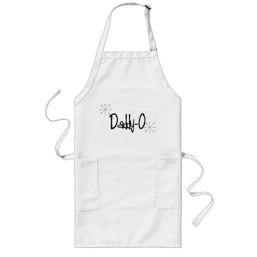 jaren 1950 **DADDY-0** Apron Lang Schort (Voorkant)