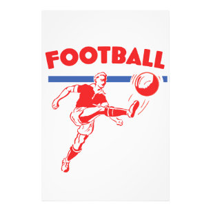  jaren 1950 Football speler Foto Afdruk