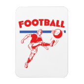  jaren 1950 Football speler Magneet (Verticaal)
