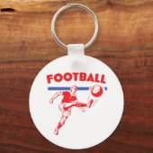 jaren 1950 Football speler Sleutelhanger (Voorkant)
