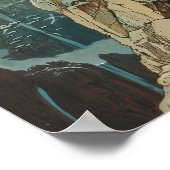  jaren 1970 Dark Fantasy Book Hoesje Poster Art P (Hoek)