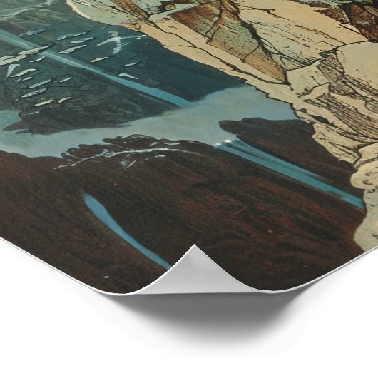 jaren 1970 Dark Fantasy Book Hoesje Poster Art P (Hoek)