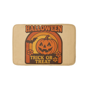 jaren 1970 Trick or treat Halloween Badmat