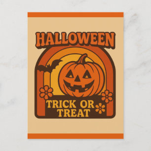  jaren 1970 Trick or treat Halloween Briefkaart